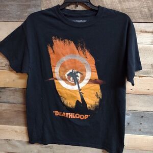Deathloop Bethesda Men's Black Short Sleeve Shirt Size Medium (M)